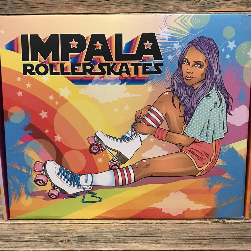 Impala Holographic Quad Roller Skates WMS SZ 10 - Picture 2 of 10